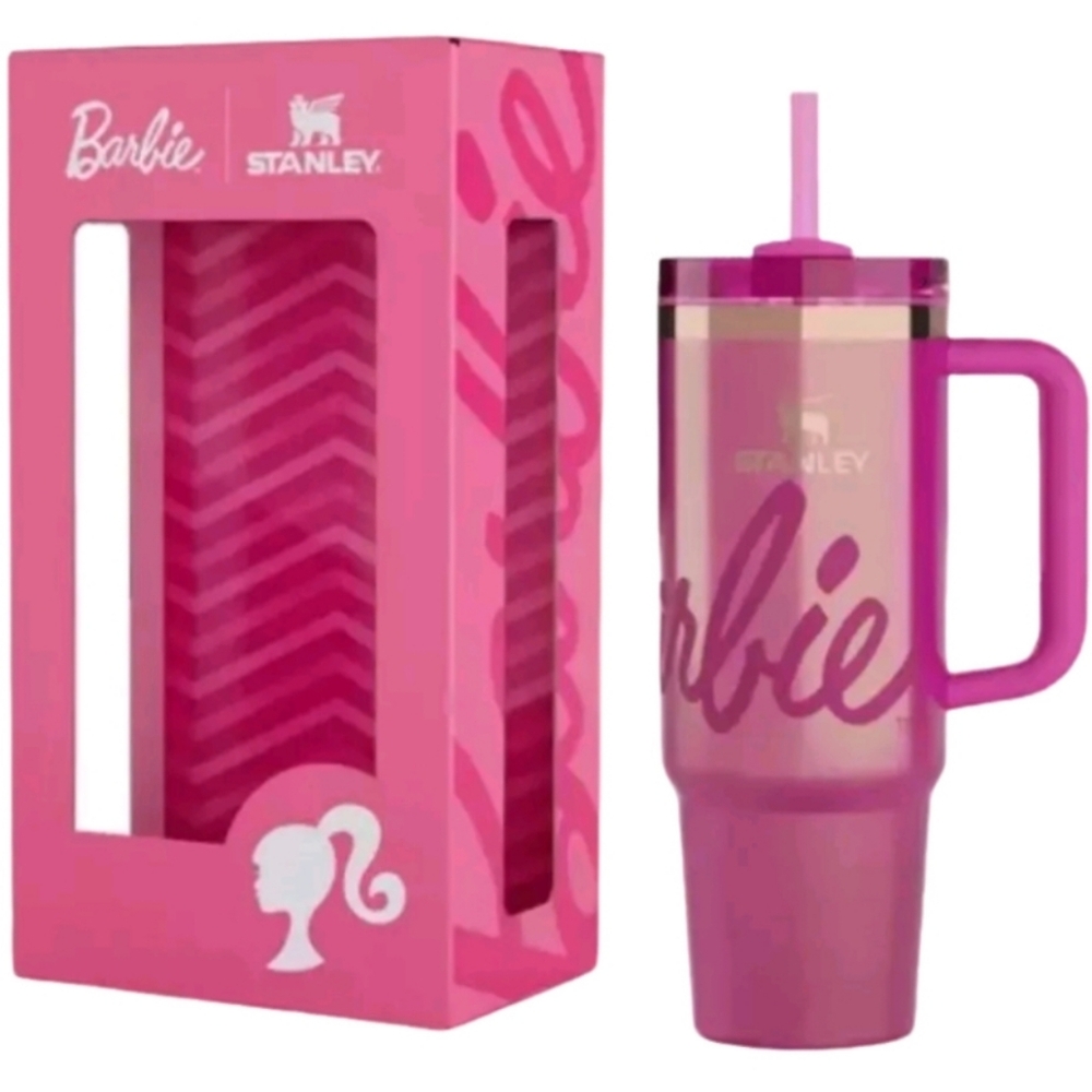 Barbie X Stanley 30 oz Quencher Tumbler NWT